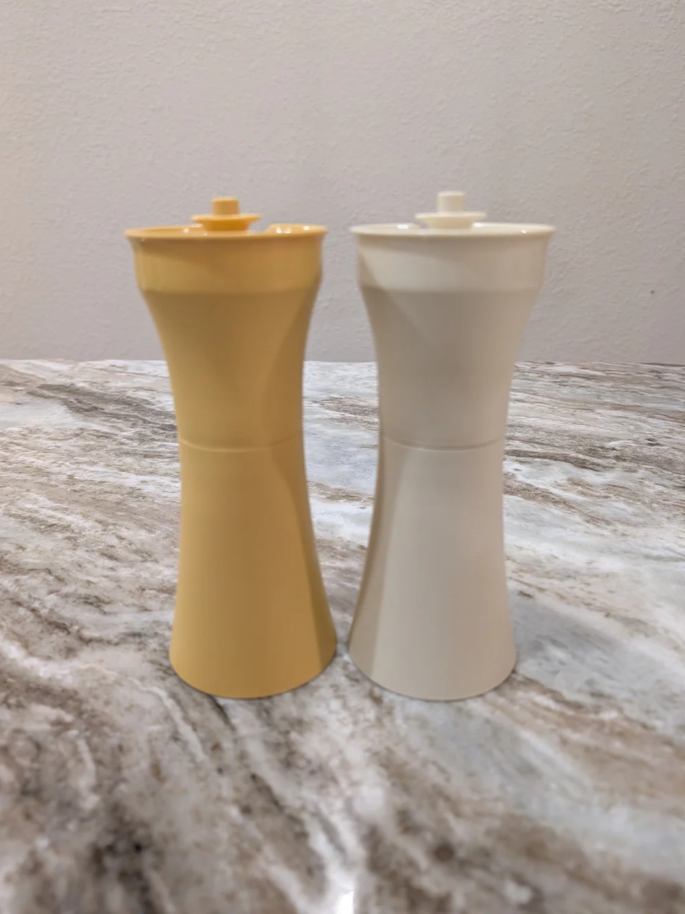 Vintage Tupperware Vinegar & Oil Cruet Salad Dressing Container Set